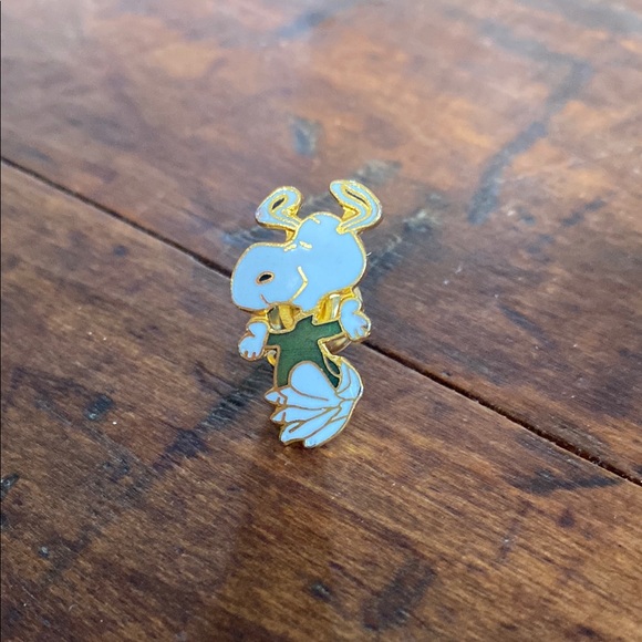 Jewelry | Vintage Enamel Dancing Snoopy Pin | Poshmark